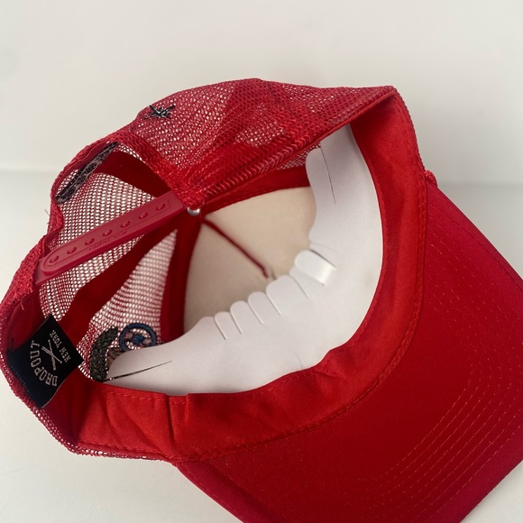 Drop Out Racing Logo Snapback Hat – Red Adjustable - Picture 4 of 7